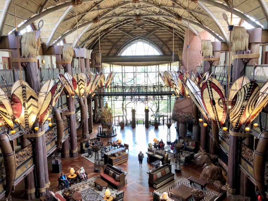 Disney DVC Animal Kingdom Villas View of Lobby