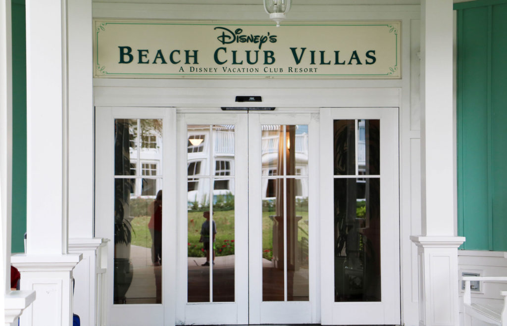 Disney Beach Club Villas DVC Resort entrance