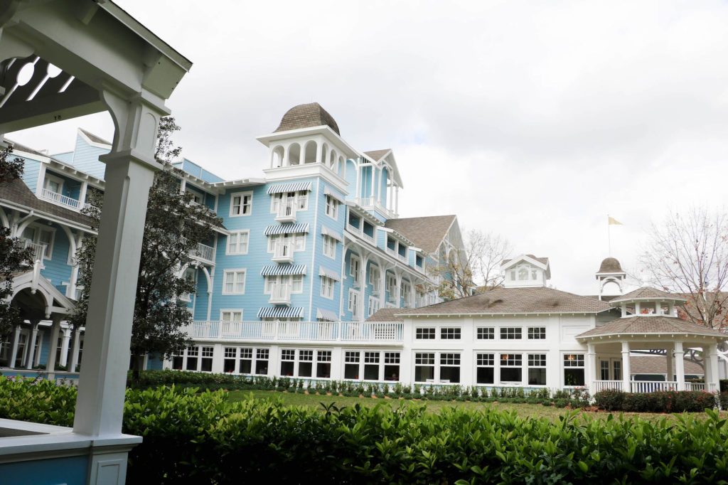 Disney DVC Beach Club Villas exterior view of resort