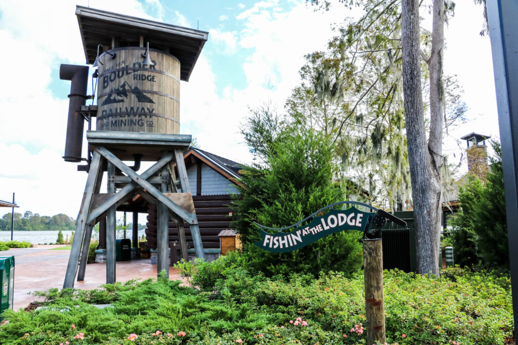 Disney DVC Boulder Ridge resort water tower