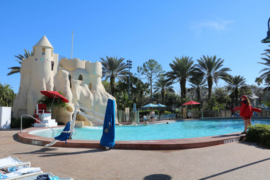 Disney DVC Old Key West pool on a sunny day