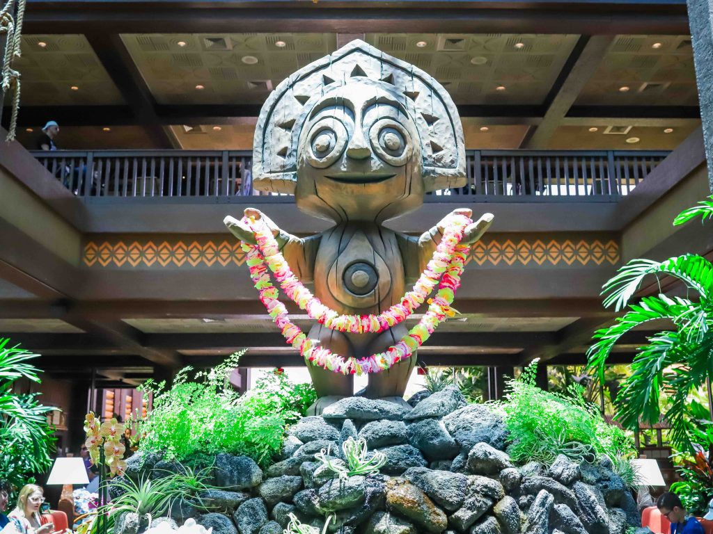 Statue inside Disney's DVC Polynesian Resort